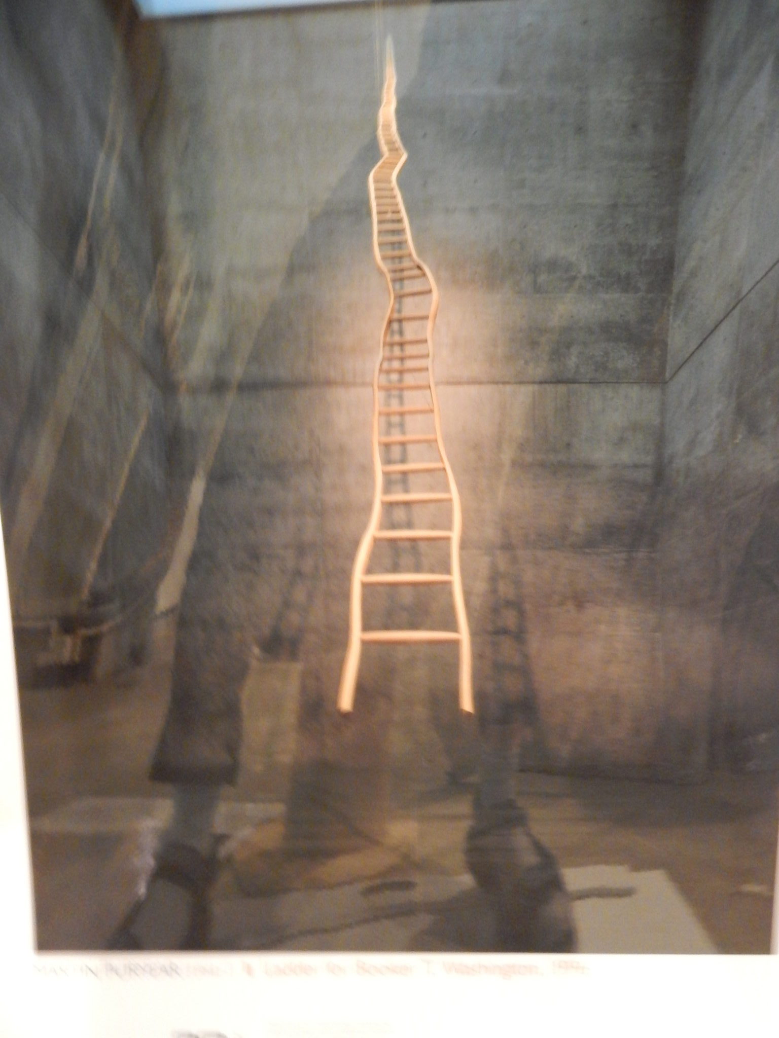 photo of Martin Puryear's sculpture "Ladder for Booker T. Wahsington"