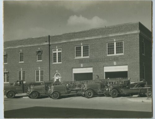 Photograph – New Ulm Fire Department Trucks
