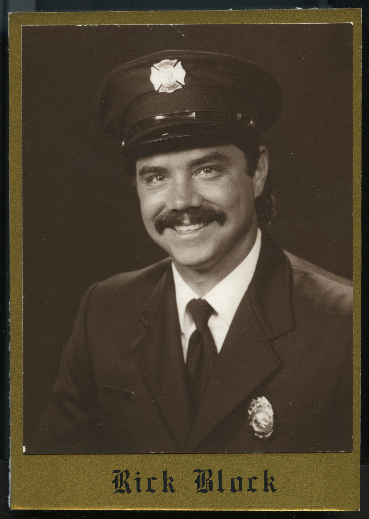 Photo – Firefighter Rick Block – New Ulm Art Collection